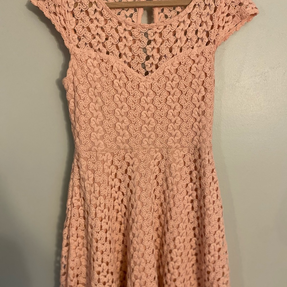 SOLD Pink A-Style Summer Dress